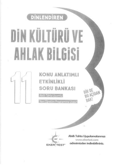 DİN KÜLTÜRÜ VE AHLAK BİLGİSİ KONU ANLATIMLI ETKİNLİKLİ SORU BANKASI Vega Efsanesi