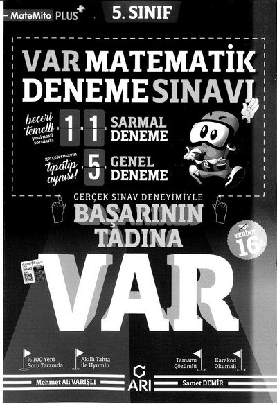 VAR MATEMATİK DENEME SINAVI Vega Efsanesi