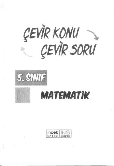 MATEMATİK ÇEVİR KONU ÇEVİR SORU Vega Efsanesi