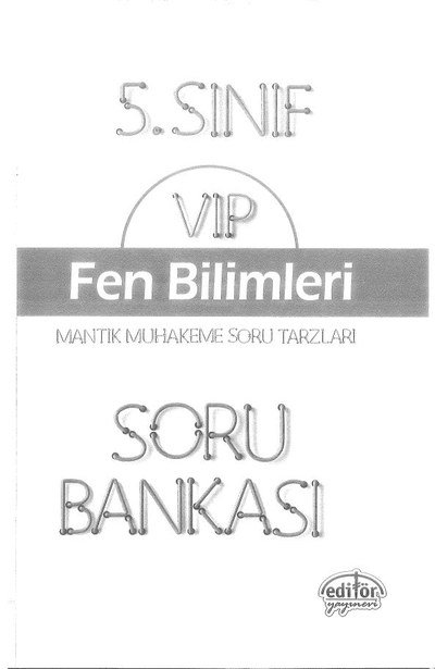 VIP FEN BİLİMLERİ SORU BANKASI