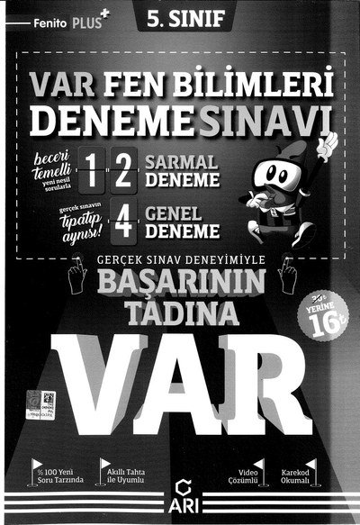VAR FEN BİLİMLERİ DENEME SINAVI Vega Efsanesi