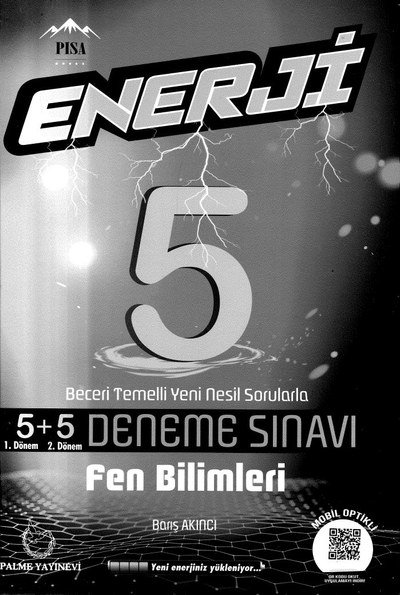 ENERJİ 5+5 DENEME SINAVI FEN BİLİMLERİ Vega Efsanesi