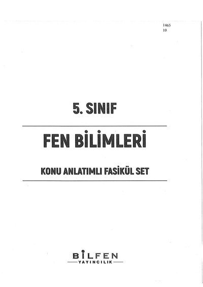 FEN BİLİMLERİ KONU ANLATIMLI FASİKÜL SET