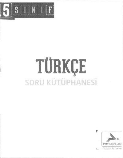 TÜRKÇE SORU KÜTÜPHANESİ