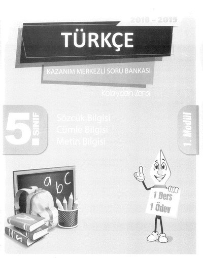 TÜRKÇE KAZANIM MERKEZLİ SORU BANKASI Vega Efsanesi