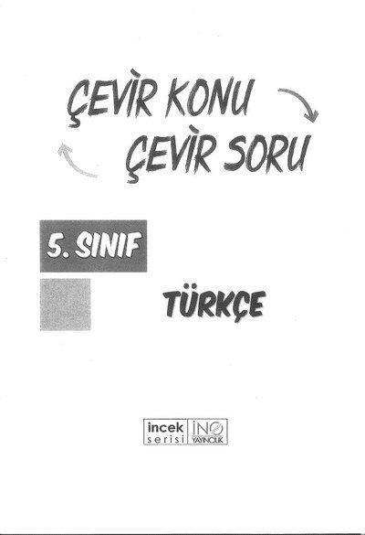 ÇEVİR KONU ÇEVİR SORU TÜRKÇE Vega Efsanesi