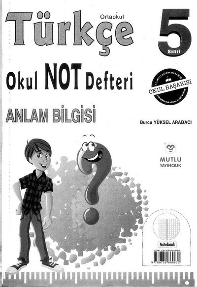 TÜRKÇE OKUL NOT DEFTERİ ANLAM BİLGİSİ Vega Efsanesi
