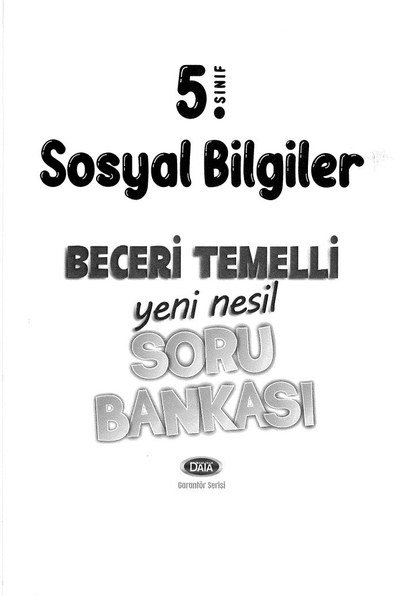 SOSYAL BİLGİLER BECERİ TEMELLİ SORU BANKASI Vega Efsanesi