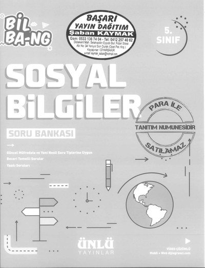 SOSYAL BİLGİLER SORU BANKASI Vega Efsanesi
