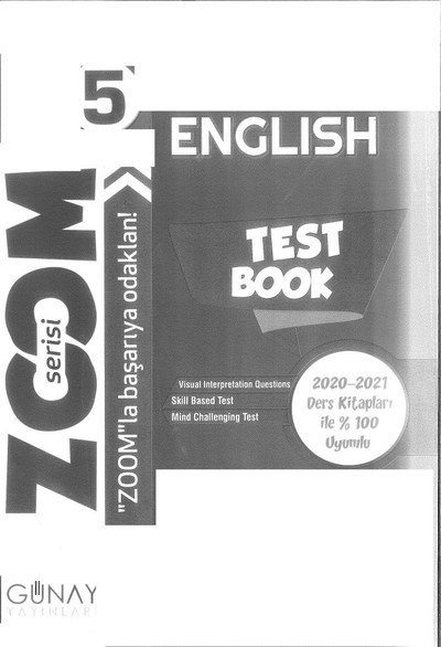 ENGLISH TEST BOOK Vega Efsanesi