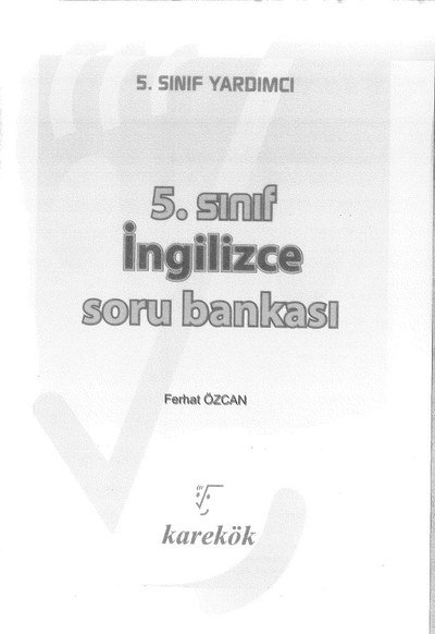 İNGİLİZCE SORU BANKASI Vega Efsanesi