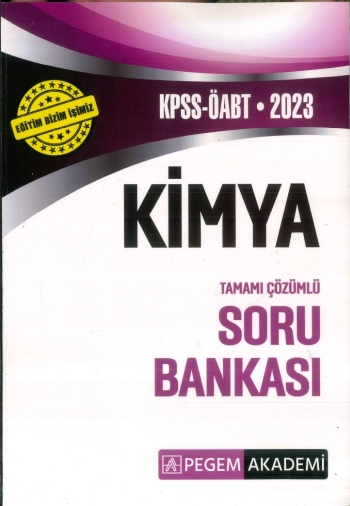 KİMYA TAMAMI ÇÖZÜMLÜ SORU BANKASI Vega Efsanesi