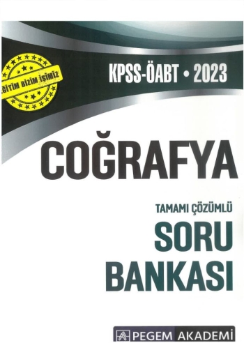 COĞRAFYA TAMAMI ÇÖZÜMLÜ SORU BANKASI Vega Efsanesi