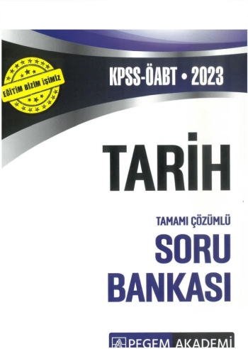 TARİH TAMAMI ÇÖZÜMLÜ SORU BANKASI Vega Efsanesi
