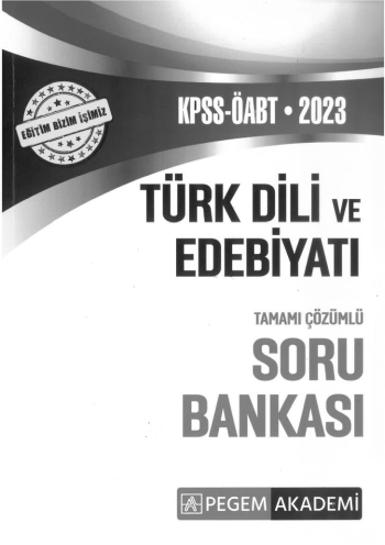 TÜRK DİLİ VE EDEBİYATI TAMAMI ÇÖZÜMLÜ SORU BANKASI Vega Efsanesi