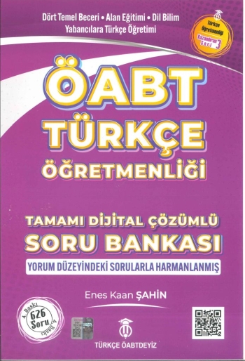 DÖRT TEMEL BECERİ-ALAN EĞİTİMİ-DİL BİLİM-YABANCILARA TÜRKÇE ÖĞRETİMİ SORU BANKASI