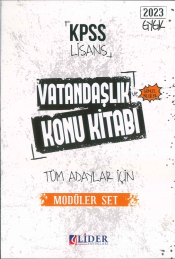 VATANDAŞLIK KONU KİTABI