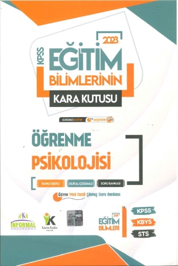 KARA KUTU ÖĞRENME PSİKOLOJİSİ KONU ÖZETLİ SORU BANKASI Vega Efsanesi