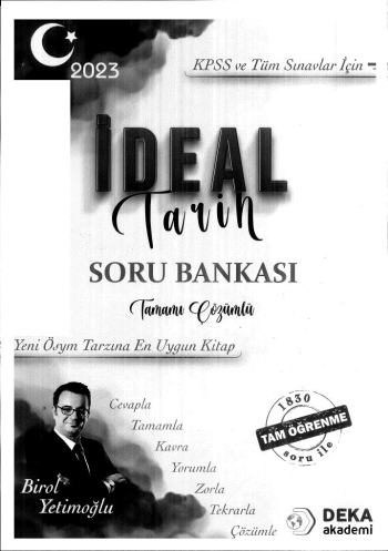 İDEAL TARİH TAMAMI ÇÖZÜMLÜ SORU BANKASI