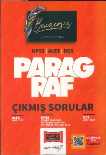 KLAS SERİSİ PARAGRAF ÇIKMIŞ SORULAR (ALES-KPSS-DGS) 2007-2022 Vega Efsanesi