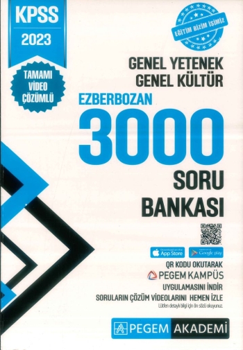 EZBERBOZAN 3000 SORU BANKASI Vega Efsanesi