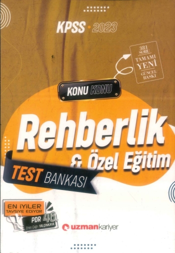 REHBERLİK VE ÖZEL EĞİTİM TEST BANKASI KONU KONU Vega Efsanesi