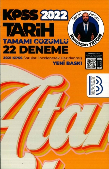 ATANACAKSIN TARİH TAMAMI ÇÖZÜMLÜ 22 DENEME Vega Efsanesi