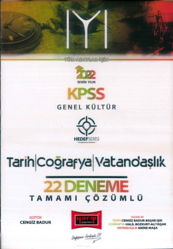 IYI TARİH COĞRAFYA VATANDAŞLIK 22 DENEME TAMAMI ÇÖZÜMLÜ Vega Efsanesi