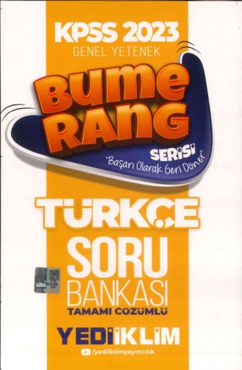 BUMERANG TÜRKÇE TAMAMI ÇÖZÜMLÜ SORU BANKASI Vega Efsanesi