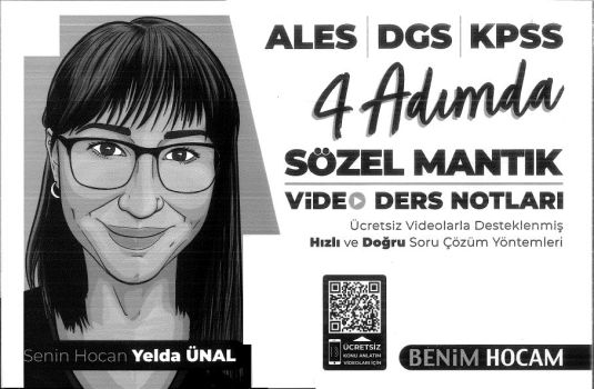 4 ADIMDA SÖZEL MANTIK VİDEO DERS NOTLARI