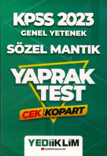 SÖZEL MANTIK ÇEK KOPART YAPRAK TEST
