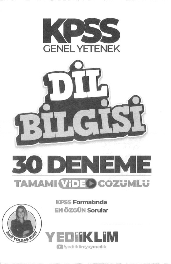 DİL BİLGİSİ 30 DENEME ÇÖZÜMLÜ