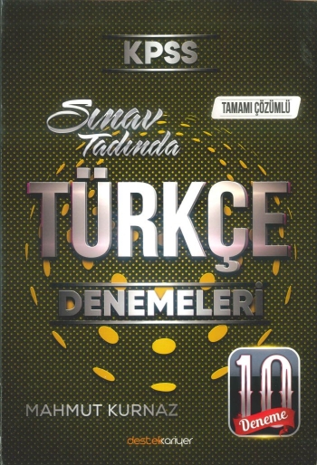 SINAV TADINDA TÜRKÇE ÇÖZÜMLÜ 10 DENEME Vega Efsanesi