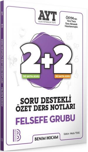AYT Felsefe Grubu 2+2 Soru Destekli Özet Ders Notları Vega Efsanesi