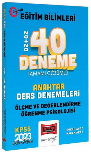 Ölçme ve Değerlendirme Öğrenme Psikolojisi Tamamı Çözümlü 40 Deneme Vega Efsanesi