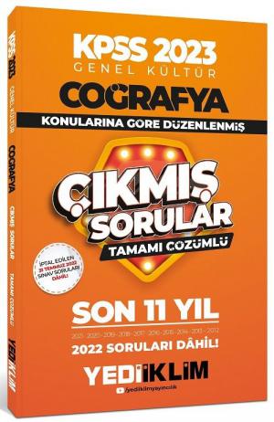 Coğrafya Konularına Göre Tamamı Çözümlü Son 11 Yıl Çıkmış Sorular (2012-2022)