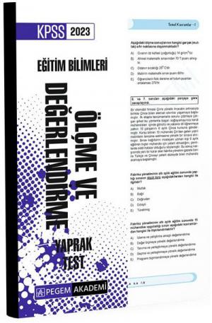 Ölçme ve Değerlendirme Yaprak Test Vega Efsanesi