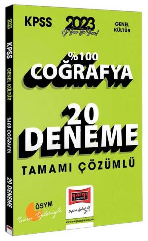 %100 Coğrafya Tamamı Çözümlü 20 Deneme
