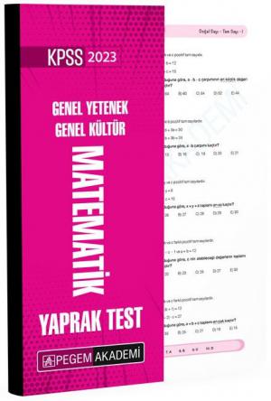 Matematik Yaprak Test