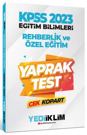 Rehberlik ve Özel Eğitim Çek Kopart Yaprak Test Vega Efsanesi
