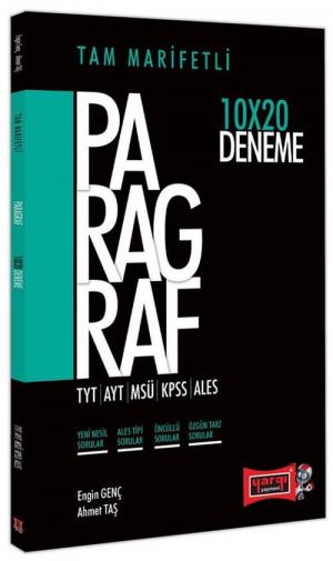 TYT AYT MSÜ KPSS ALES İçin Tam Marifetli Paragraf 10x20 Deneme Vega Efsanesi