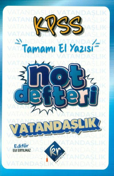 VATANDAŞLIK NOT DEFTERİ TAMAMI EL YAZISI