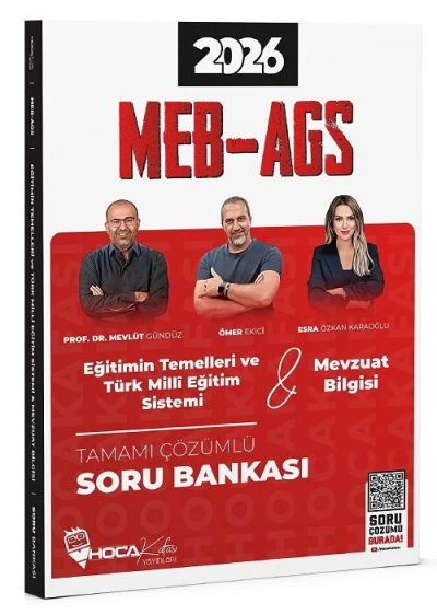 2026 MEB-AGS Eğitimin Temelleri ve Türk Milli Eğitim Sistemi, Mevzuat Bilgisi Soru Bankası Çözümlü Hoca Kafası Yayınları Vega Efsanesi