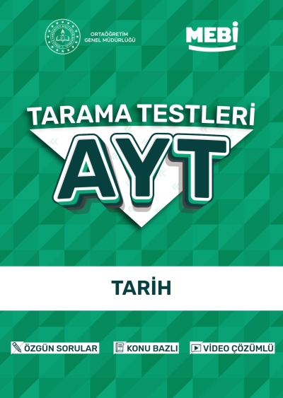 AYT Tarama Testleri Tarih MEBİ OGM Vega Efsanesi