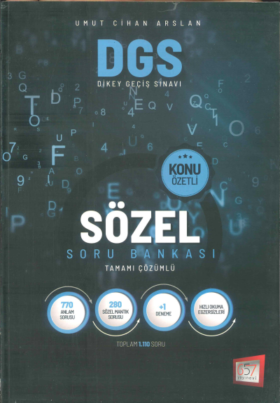 UMUT CİHAN ARSLAN DGS SÖZEL KONU ÖZETLİ SORU BANKASI Vega Efsanesi