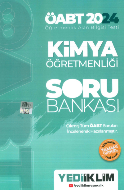 ÖABT KİMYA ÖĞRETMENLİĞİ SORU BANKASI Vega Efsanesi