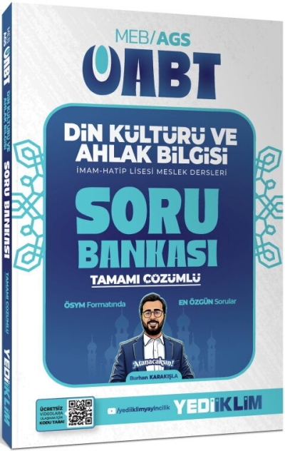 MEB AGS ÖABT Din Kültürü ve Ahlak Bilgisi Tamamı çözümlü Soru Bankası Yediiklim Yayınları Vega Efsanesi