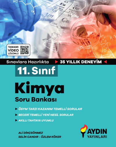 11. Sınıf Kimya Tamamı Video Çözümlü Soru Bankası Aydın Yayınları