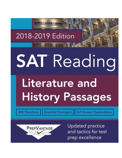 SAT Reading: Literature and History, 2018-2019 Edition Vega Efsanesi