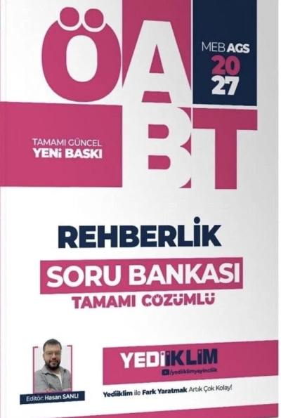MEB AGS ÖABT Rehberlik Tamamı Çözümlü Soru Bankası Yediiklim Yayınları Vega Efsanesi